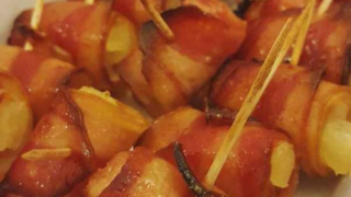 Bacon Wrapped Pineapple Bites recipe